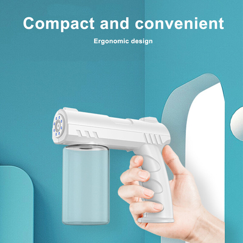 280ML Безжична електрическа дезинфектантна пръскачка USB Nano Blue Light Steam Spray Gun Домашна градина Дезинфекция Поливане Инструмент Пулверизатор