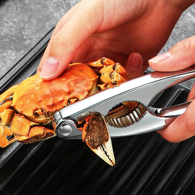 Aliuminio riešutų skeltuvas Naminiai riešutmedžio spaustukai Riešutmedžio laužymo įrankiai Graikinių riešutų replių atidarytuvo nuėmiklis lukšto spaustukas Virtuvės priedai Casse Noisette