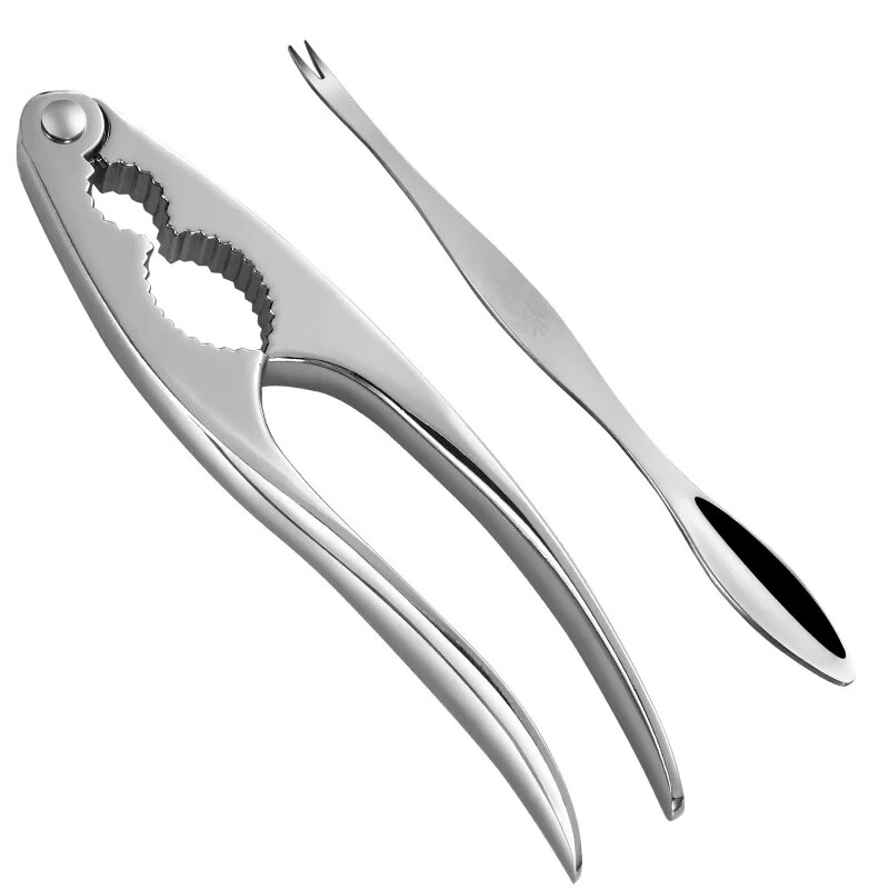 Aliuminio riešutų skeltuvas Naminiai riešutmedžio spaustukai Riešutmedžio laužymo įrankiai Graikinių riešutų replių atidarytuvo nuėmiklis lukšto spaustukas Virtuvės priedai Casse Noisette