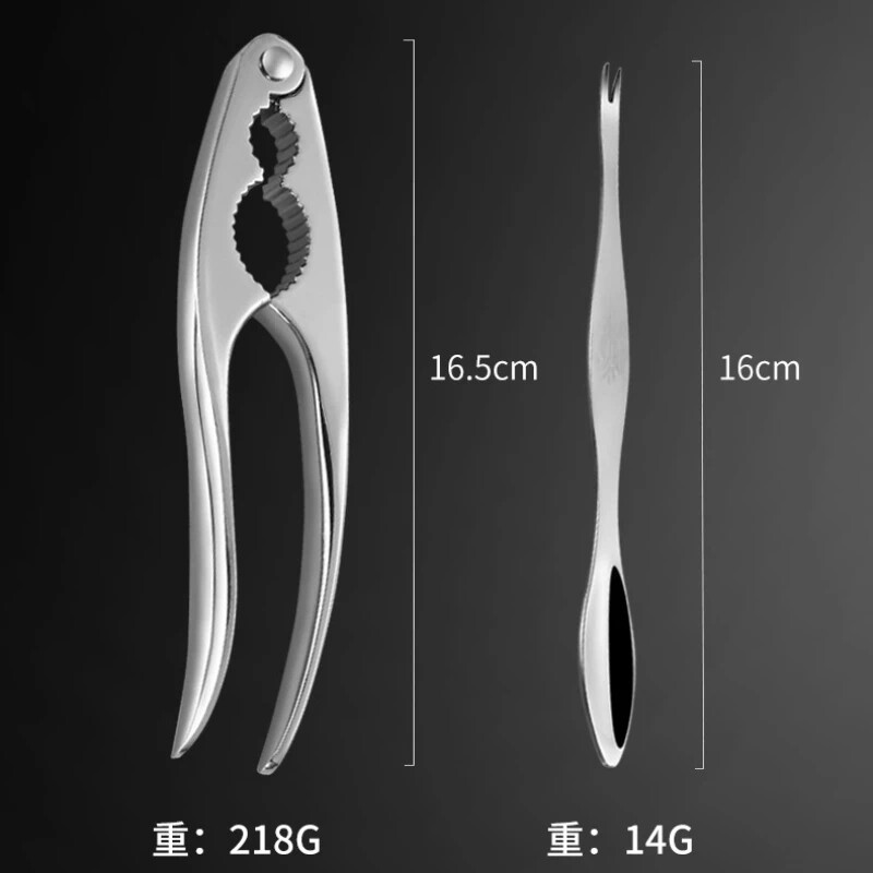 Aliuminio riešutų skeltuvas Naminiai riešutmedžio spaustukai Riešutmedžio laužymo įrankiai Graikinių riešutų replių atidarytuvo nuėmiklis lukšto spaustukas Virtuvės priedai Casse Noisette