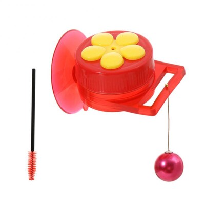 Bird Feeder Handheld Hummingbird Feeder με βεντούζα Εξωτερικό παράθυρο Hummingbird Drinker with Brush Bird Accessories