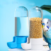 Pet Bird Automatic Drinker Feeder Blue Bird Feeder Bird Cage Paparot Feeding Tool Automatic Feeder Bowls Drinkers Bird Supplies
