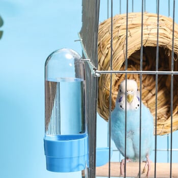 Pet Bird Automatic Drinker Feeder Blue Bird Feeder Bird Cage Paparot Feeding Tool Automatic Feeder Bowls Drinkers Bird Supplies