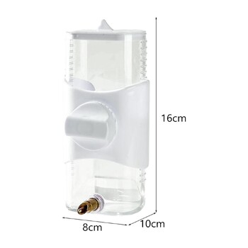 Parrot Waterer Pet Bird Feeding Tools Bird Drinker 300ml χωρητικότητας Bird Water Feeder for Small Pet Rabbit Budgie Lovebirds Caique