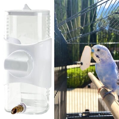Parrot Waterer Pet Bird Feeding Tools Bird Drinker 300ml χωρητικότητας Bird Water Feeder for Small Pet Rabbit Budgie Lovebirds Caique
