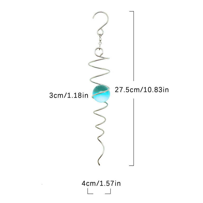 Многоцветна гледаща топка Спирала Декоративна вятърна въртяща се въртяща се вятърна въртяща се въртяща се въртяща се въртяща се въртяща се въртяща се въртяща се въртяща се въртяща се въртяща се въртяща се спирала на слънцето