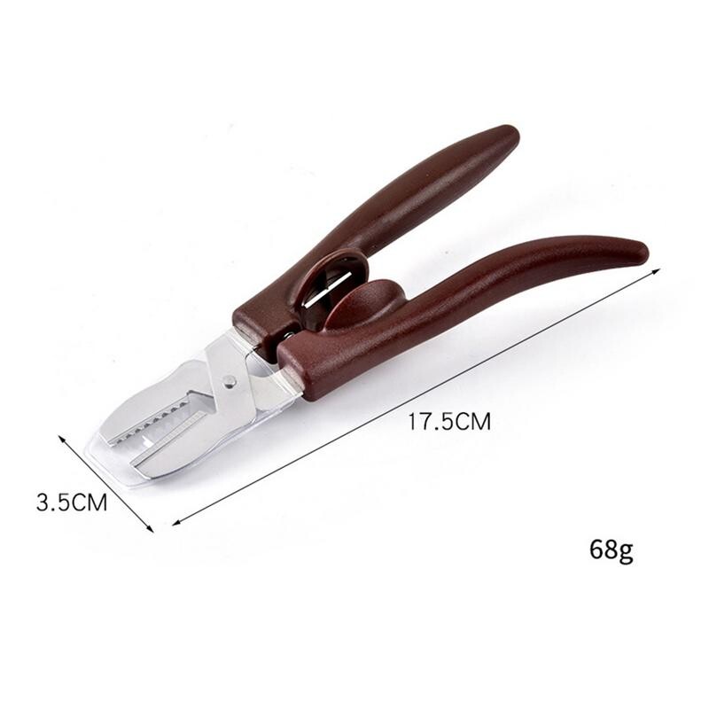 Gesztenyevágó, diótörő szerszám Gesztenyetörő szerszám rozsdamentes acél gesztenyekapcs Kényelmes gesztenyehámozó konyhába