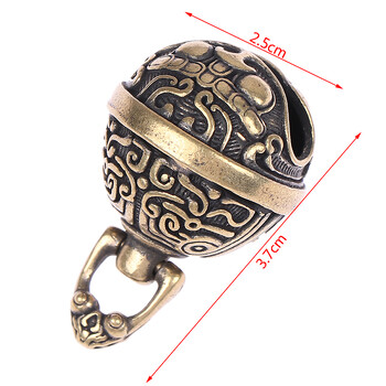 Lucky Brass Handicraft Die Casting Drop Bell Key Car Button Wind Bell Sect Χάλκινο κουδούνι Δημιουργικό δώρο Fengshui Home μενταγιόν