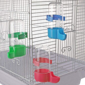 Automatic Bird Drinker Feeder Waterer Food Cup Εξωτερικό κουτί φαγητού πουλιών Προμήθειες πουλιών και αξεσουάρ κλουβιού πουλιών 200 ml