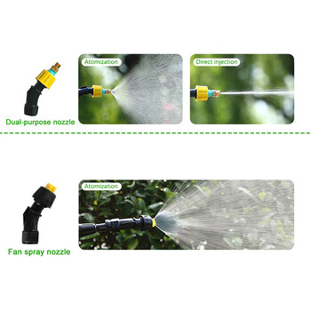 Electric Plant Garden Spray Watering Spray Wand Rechargeable Battery Garden Sprayer Plant Mister Sprayer for Yard Lawn Weeds