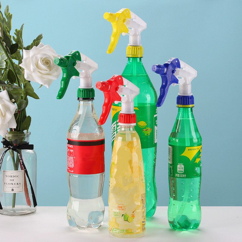 10Pcs Thicken Long Straw Top Spray Head Trigger Sprayer Универсална дюза за градинарство Car Detailing Консумативи за почистване на прозорци