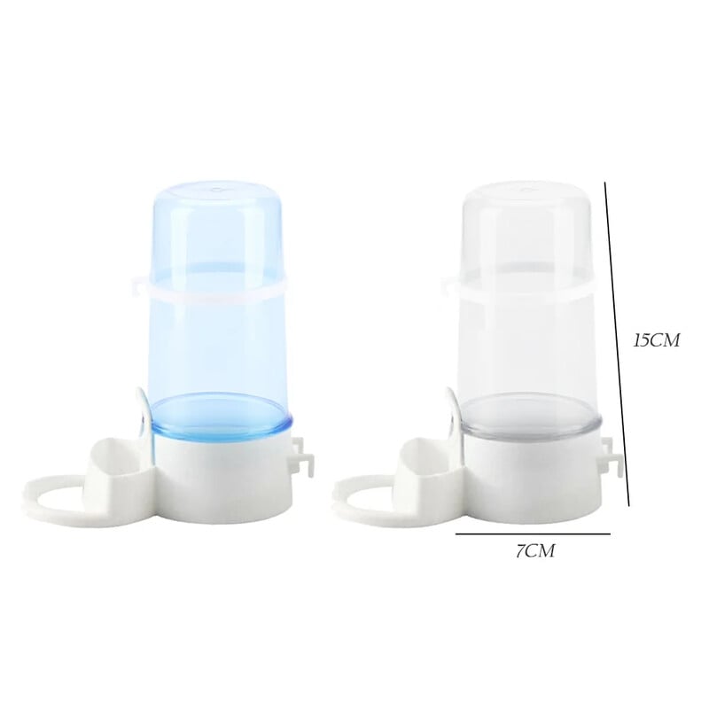 Automatinė paukščių vandens girdykla Daugiafunkcinis paukščių narvelio vandens butelis, atsparus dėvėjimuisi paukščių girdyklos lesyklėlė, reguliuojami paukščių reikmenys