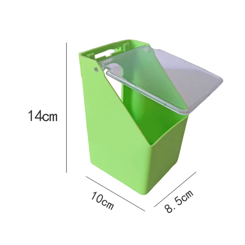 Plastikinė paukščių vandens lesyklėlė kabantis balandžių maisto dozatorius gertuvė papūgos šėrimo dubenėliui paukščių šėrimo reikmenims