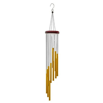 12 Tubes Wind Chimes Μεταλλικά Wind Bells Nordic Classic Χειροποίητο Στολίδι Αίθριο κήπου Εξωτερική Διακόσμηση Σπιτιού Κρεμαστό τοίχου 8,5x59cm