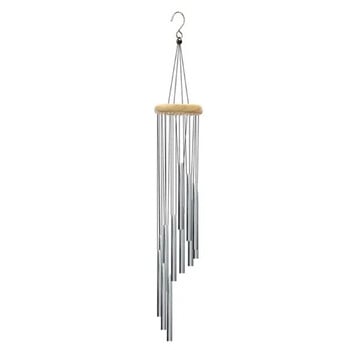 12 Tubes Wind Chimes Μεταλλικά Wind Bells Nordic Classic Χειροποίητο Στολίδι Αίθριο κήπου Εξωτερική Διακόσμηση Σπιτιού Κρεμαστό τοίχου 8,5x59cm