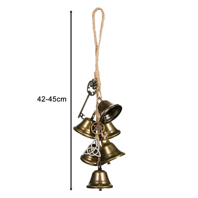 Μεταλλικά Wind Chimes Rattan Bells Εξωτερική διακόσμηση Μοντέρνα κρεμαστά διακοσμητικά κουδούνια Windchime για εσωτερικό εξωτερικό παράθυρο αυλή κήπου