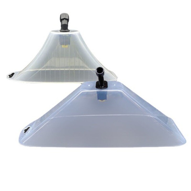 Aia tuulekindel pihusti võimsusega sprinkleri kate läbipaistev ventilaatori tüüpi pihustiotsik põllumajanduse niisutustarvikute jaoks