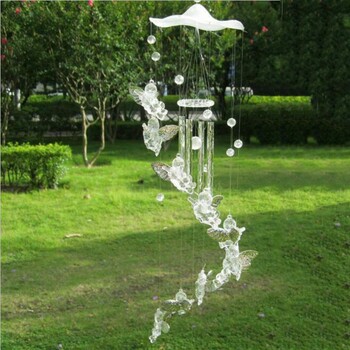 Love Angel Wind Chimes Antique Resonant Hanging Windchime 5 Tube Wind Chimes Bell Διακόσμηση αυλής εξωτερικού κήπου Σπίτι Ζεστό δώρο