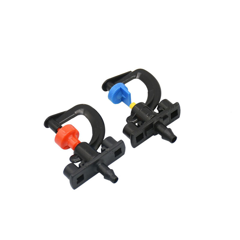 20 бр. 180 въртяща се на 360 градуса микро спринклерна G-тип рефракционна дюза с резбована шипка висяща дюза за градинско напояване