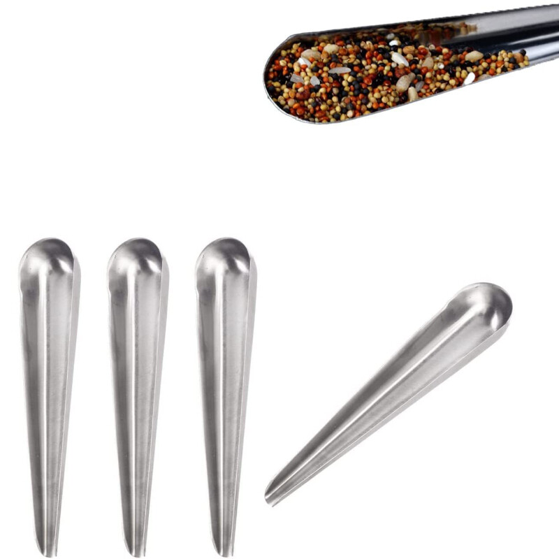 Lemmiklindude papagoi roostevabast terasest toit Lisa lusikas linnupuuri toit Lisa tarvikud Väikeste lemmikloomade toitmisriist Papagoi kanasöötja