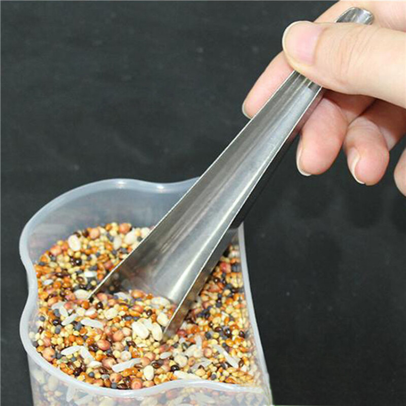 Lemmiklindude papagoi roostevabast terasest toit Lisa lusikas linnupuuri toit Lisa tarvikud Väikeste lemmikloomade toitmisriist Papagoi kanasöötja