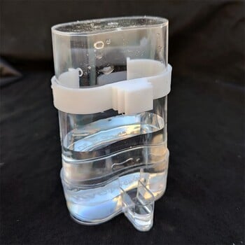 Bird Water Dispenser for Cage Automatic Bird Waterer Feeder Parakeet Cage Accessory Clear Drinker Container No Mess