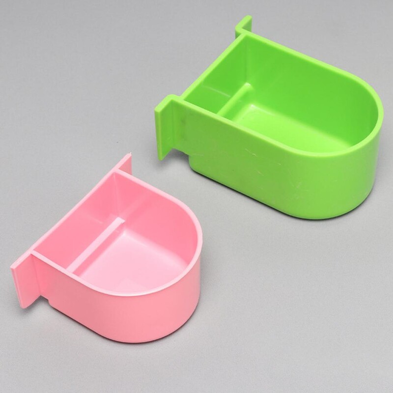 Kolibrių lesyklėlė Daugkartinio naudojimo paukščių lesyklėlė Lengvas naminių gyvūnėlių priedas Praktiškas šėrimo puodelis narvelyje Maisto vandens dubuo paukščių lesyklėlė