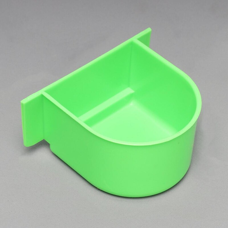 Kolibrių lesyklėlė Daugkartinio naudojimo paukščių lesyklėlė Lengvas naminių gyvūnėlių priedas Praktiškas šėrimo puodelis narvelyje Maisto vandens dubuo paukščių lesyklėlė