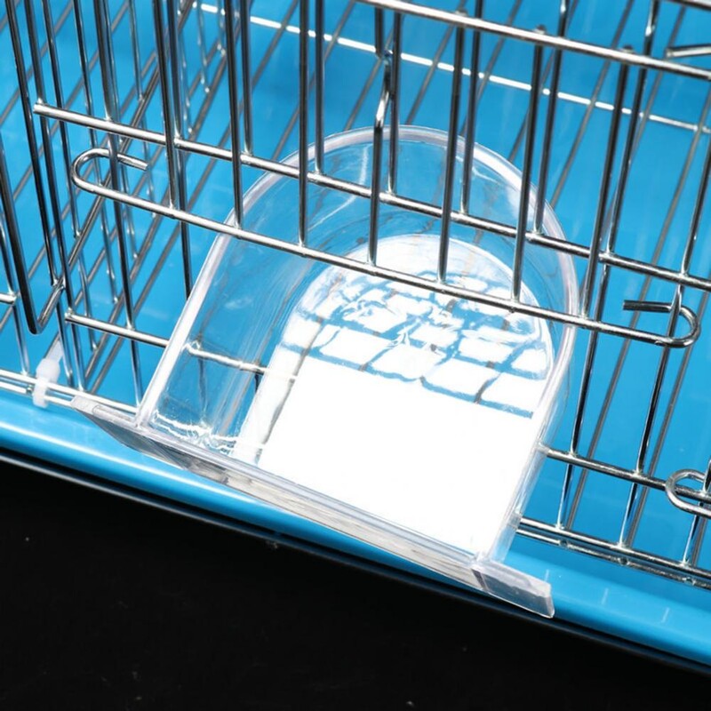 Kolibrių lesyklėlė Daugkartinio naudojimo paukščių lesyklėlė Lengvas naminių gyvūnėlių priedas Praktiškas šėrimo puodelis narvelyje Maisto vandens dubuo paukščių lesyklėlė