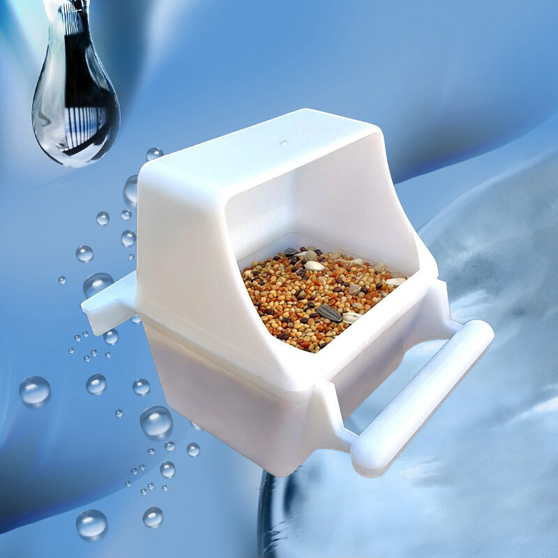 Rippuvad linnusöötjad Plastikust toidukonteiner viirpapagoi toidukarbi jaoks Kas linnupuuri tarvikud Söötmistarbed Joogipurskkaev