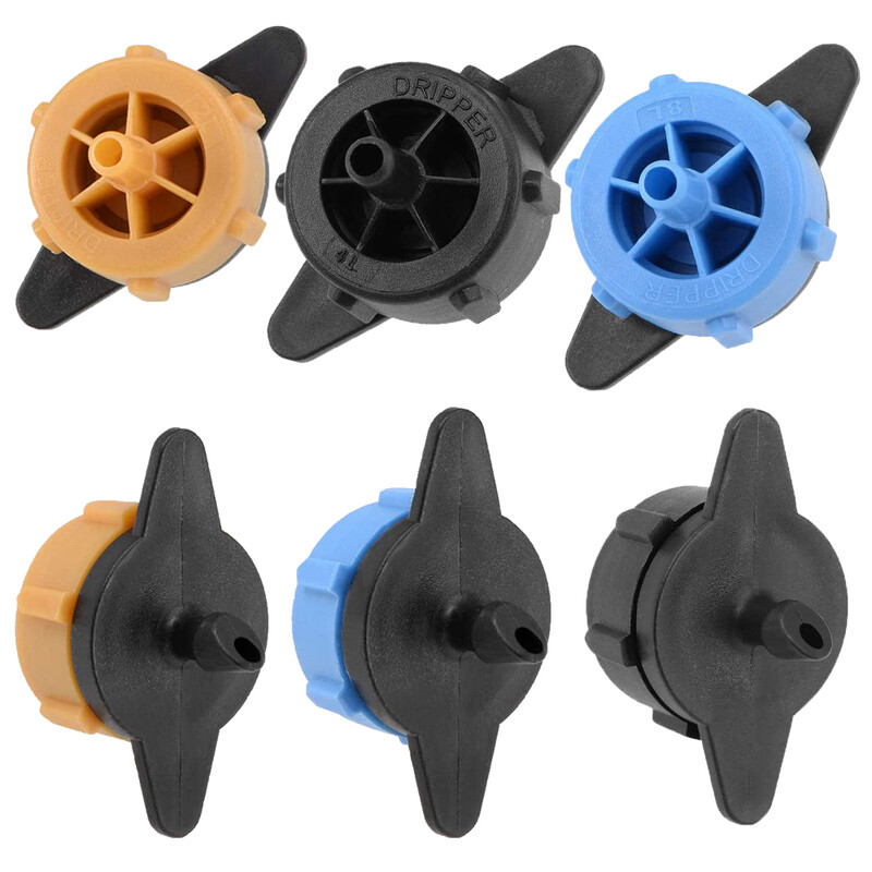 100 tk 2L/4L/8L survet kompenseerivad tilgakiirgurid reguleeritavad tilguti mikroühendused aiamuru tilgakastmiseks