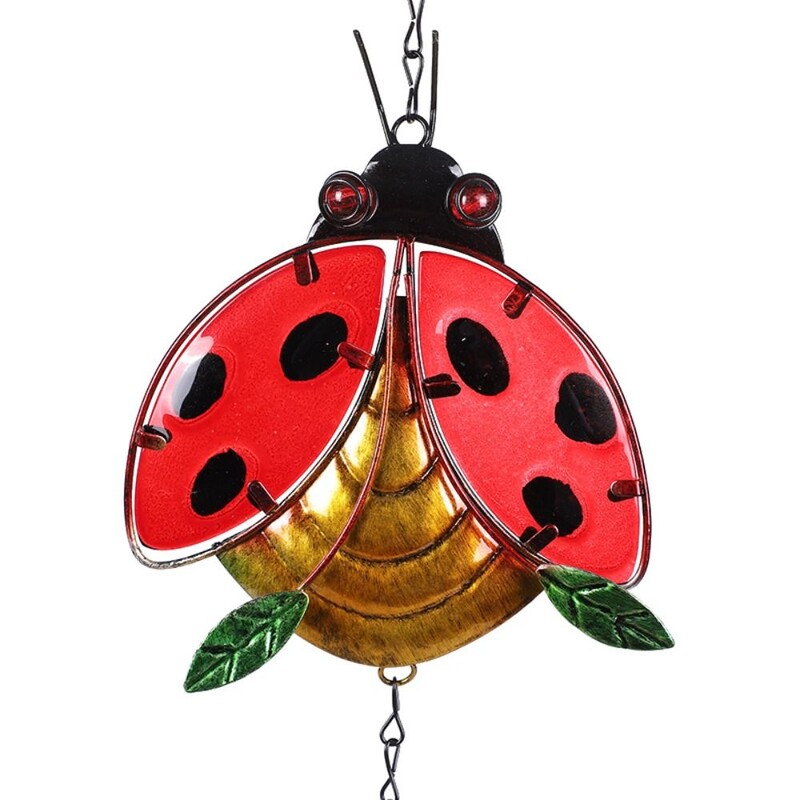 Ретро калинка Метална вятърна камбана Подпори за фотография Ръчно изработени висящи пчелни вятърни камбанки Цветна романтична рисувана камбанка Градина