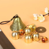 Fengshui Wind Chime Υπαίθρια κρεμαστή μεταλλική καμπάνα Lucky Wind Chime Διακόσμηση Clear Sound Wind Bell Στολίδι Καλό γούρι κρεμαστή