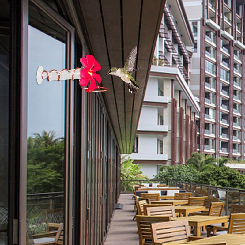 Linnusöötja aiatarbed Koolibri söötja jootja imemiskapp Aiakaunistused Lilledisain lindude veesöötjad sobivaks