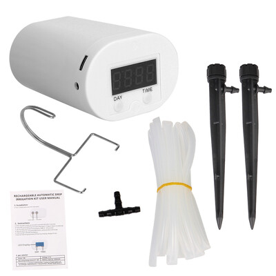 Garden Gadget Συσκευή άρδευσης με σταγόνες Σύστημα χρονοδιακόπτη αντλίας Αυτόματο σύστημα ελέγχου αντλίας ποτίσματος Flower Plant Home Sprinkler 8/4/2 Head