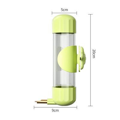 200ML Bird Feeder Water Drinker Automatic Parrot Feeder Cage Water Fountain Plastic Pet Supplies for Parrots Pet Supply Parrot