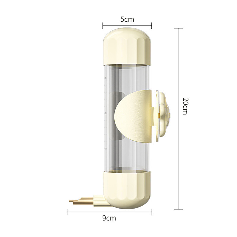 200ML Хранилка за птици Поилка за вода Автоматична хранилка за папагали Клетка Воден фонтан Пластмасови консумативи за домашни любимци за папагали Консумативи за домашни любимци Parrot