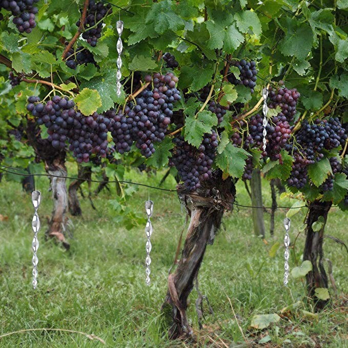 3/6 бр. Въртящ се прът за отблъскване на птици Отразителен прът Защита на околната среда Селскостопански външен преносим плашещ за птици