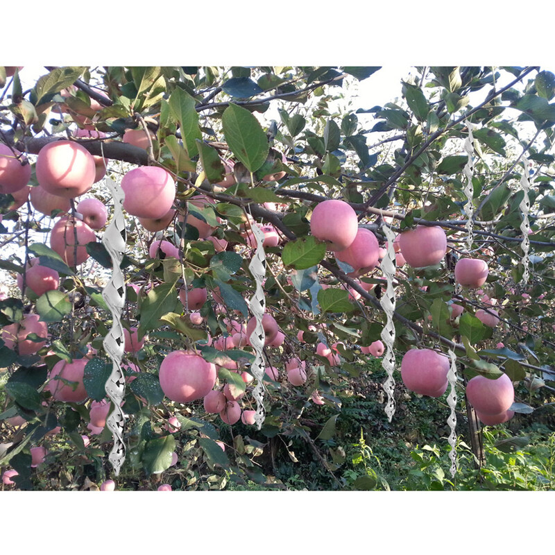 3/6 бр. Въртящ се прът за отблъскване на птици Отразителен прът Защита на околната среда Селскостопански външен преносим плашещ за птици