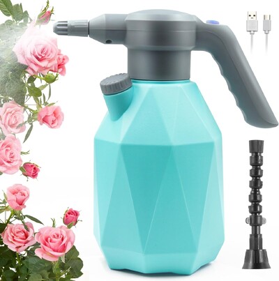 2L Ηλεκτρικός Ψεκαστήρας Εγκατάσταση Mister USB Επαναφορτιζόμενο Δοχείο Ψεκασμού Πίεσης Πλυντηρίου Αυτοκινήτων με Ψεκαστήρα Καθαρής Αντλίας Προέκτασης