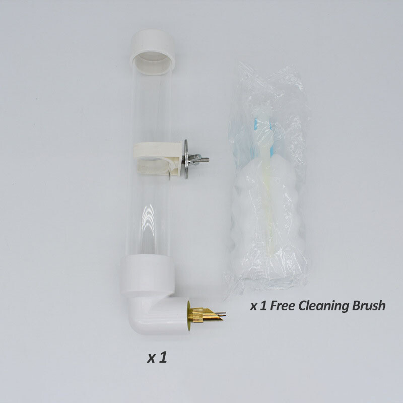 Пластмасова бутилка за папагал Дозатор за вода Хранилка Клетка Висящо домашно куче Морско свинче Катерица Заек Глава за пиене Тръбен фонтан