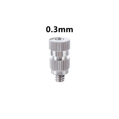 50Pcs Ψεκαστήρας Ψύξης Ψύξης Υψηλής Πίεσης 3/16" 0,1~0,5mm Ακροφύσιο κατά της ομίχλης Garden Agriculture Irrigation Humidify