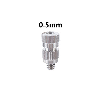 50Pcs Ψεκαστήρας Ψύξης Ψύξης Υψηλής Πίεσης 3/16" 0,1~0,5mm Ακροφύσιο κατά της ομίχλης Garden Agriculture Irrigation Humidify