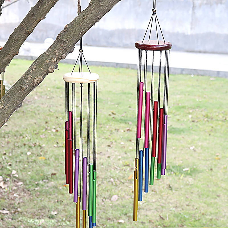 12 toruga alumiiniumtoru metallist tuulekellaga kodu ja õueaed tuulekella ehete ripats