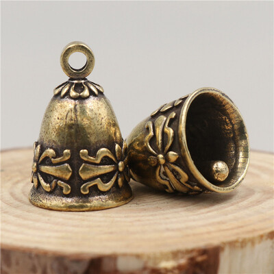 Κρεμαστό κουδούνι Jingle Brass Vintage μπρελόκ για διακόσμηση δώρου Κρεμαστό στολίδι