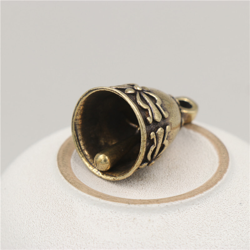 Bell Ripats Jingle Brass Vintage võtmehoidja kinke kaunistamiseks rippuva kaunistuse jaoks