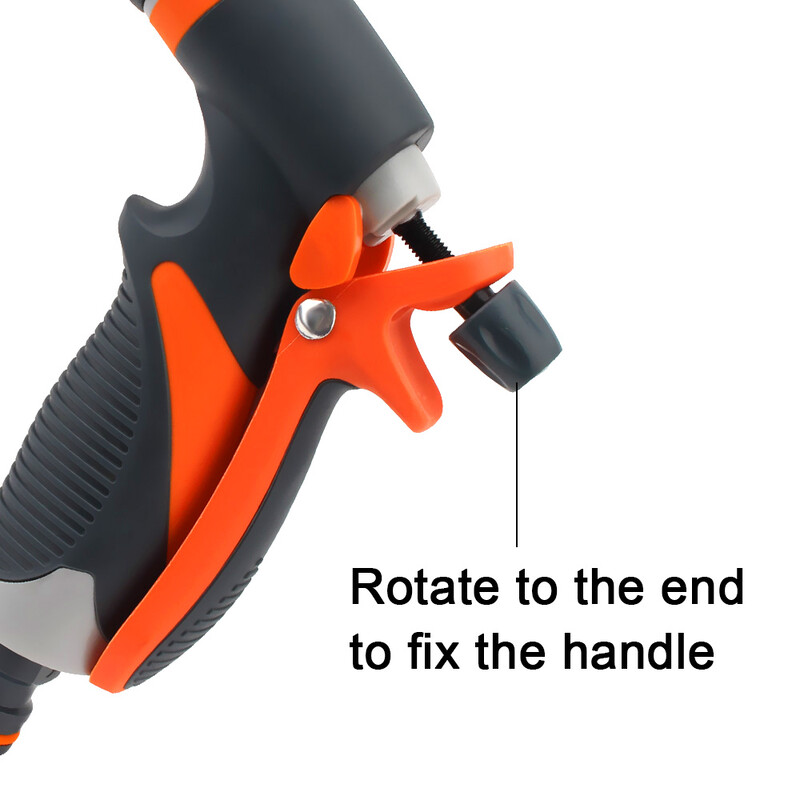 Murupihustiga kastmine 8 pihustusrežiimi Aiatööriistad auto aiapesuks kõrgsurveveetööriista reguleeritav vooliku piserdusotsik