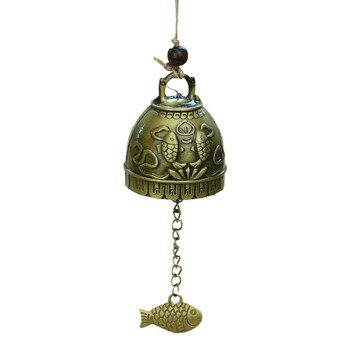 1 τμχ Δράκος/ψάρι Feng Shui Bell Blessing Good Luck Fortune Crafts Κουδούνι Διακοσμητικό μενταγιόν Κουδούνι Διακοσμητικό κρεμαστό κρεμαστό W B5i6