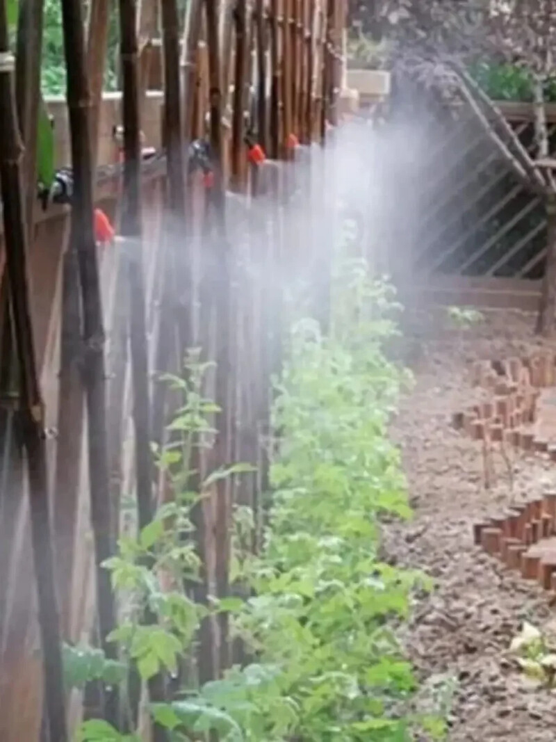 Tilkniisutussüsteem Automaatne kastmisvoolik aiavoolik Mikrotilguti kastmiskomplektid 1/4" düüsid Veevarustussüsteem murutaimede jaoks