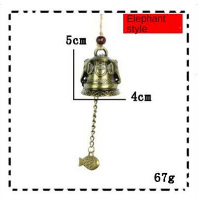Vintage Carve Wind Chimes Bell Χάλκινη αυλή Διακόσμηση κήπου Windbell υπαίθριο κρεμαστό σπίτι ναός στολίδι κινέζικο στυλ